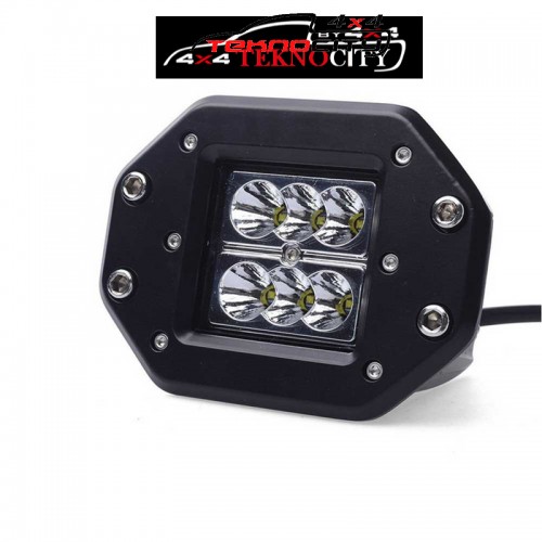 OFFROAD SİS LAMBASI GÖMME TİP BEYAZ LED 18W